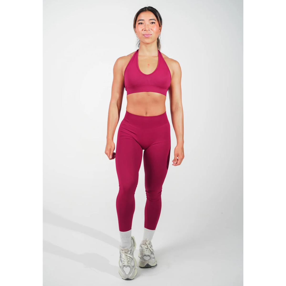 KEEPTHATPUMP Recoil Leggings (Cranberry)