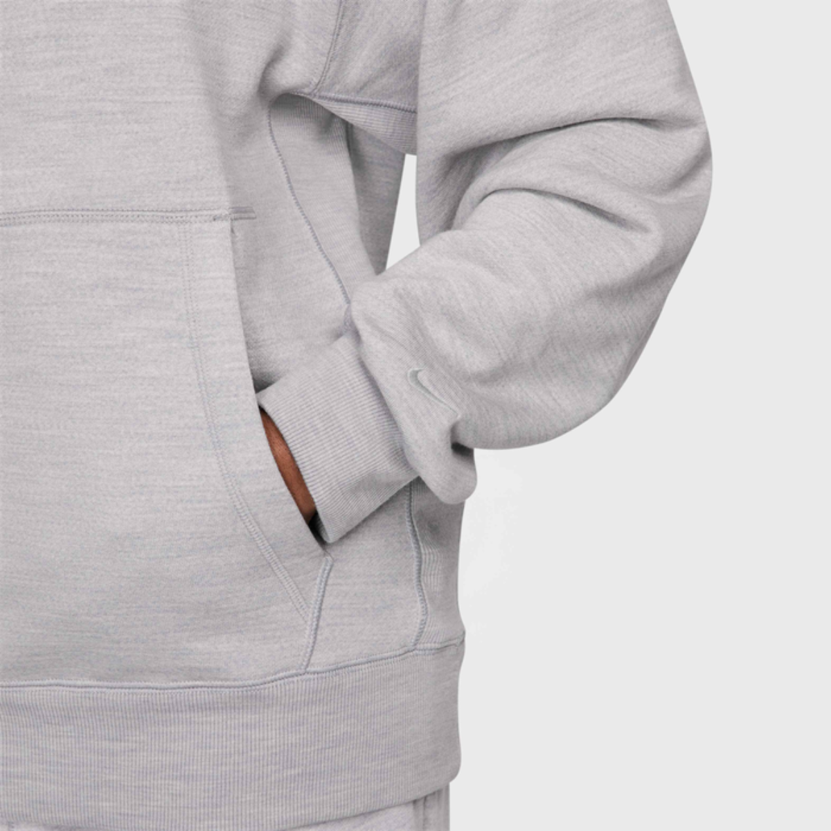 Nike Wool Classic Hoodie (Matte Silver/Heather)
