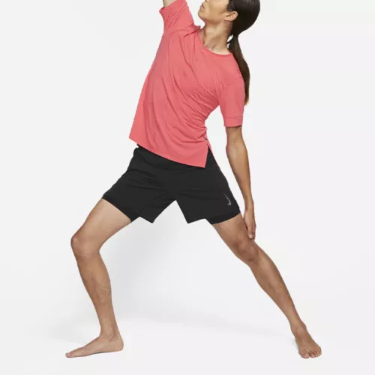 Nike Yoga 2-In-1 Woven Training Shorts (Black)