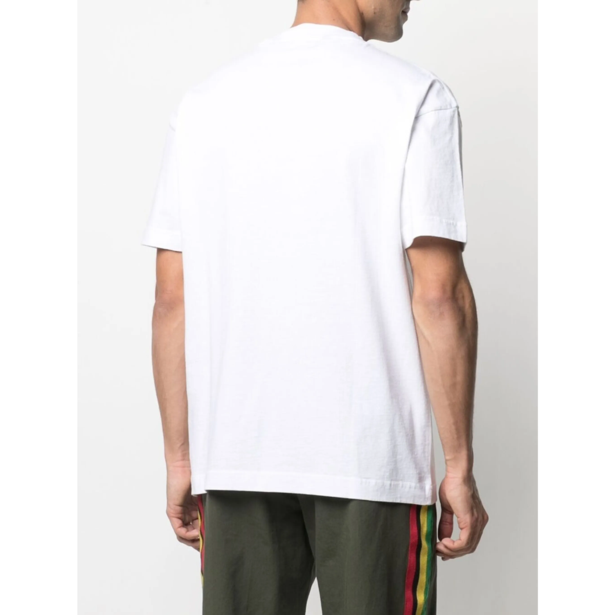 Palm Angels Paris Sprayed Logo T-Shirt (White/Black)