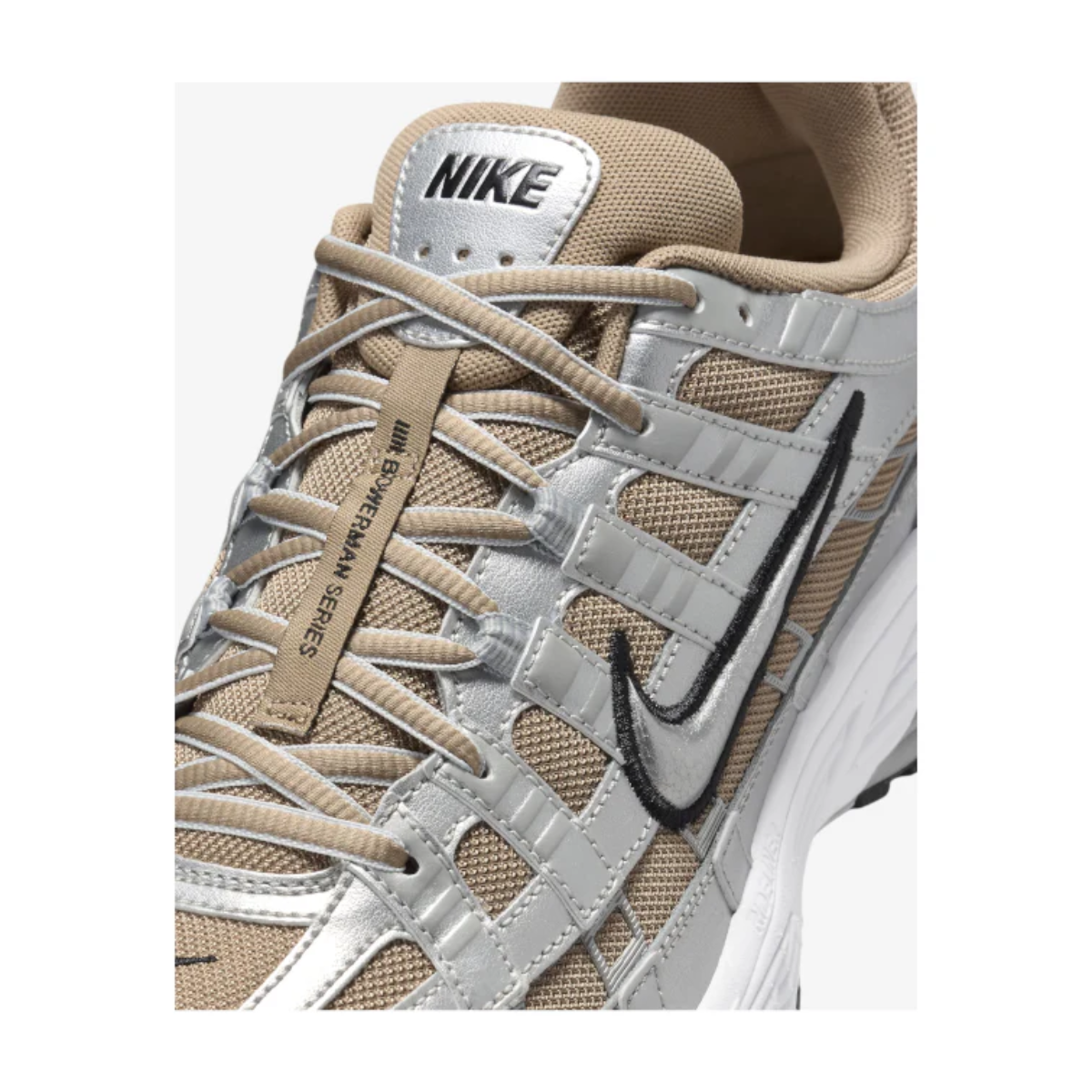 Nike P-6000 (Khaki/Metallic Silver)