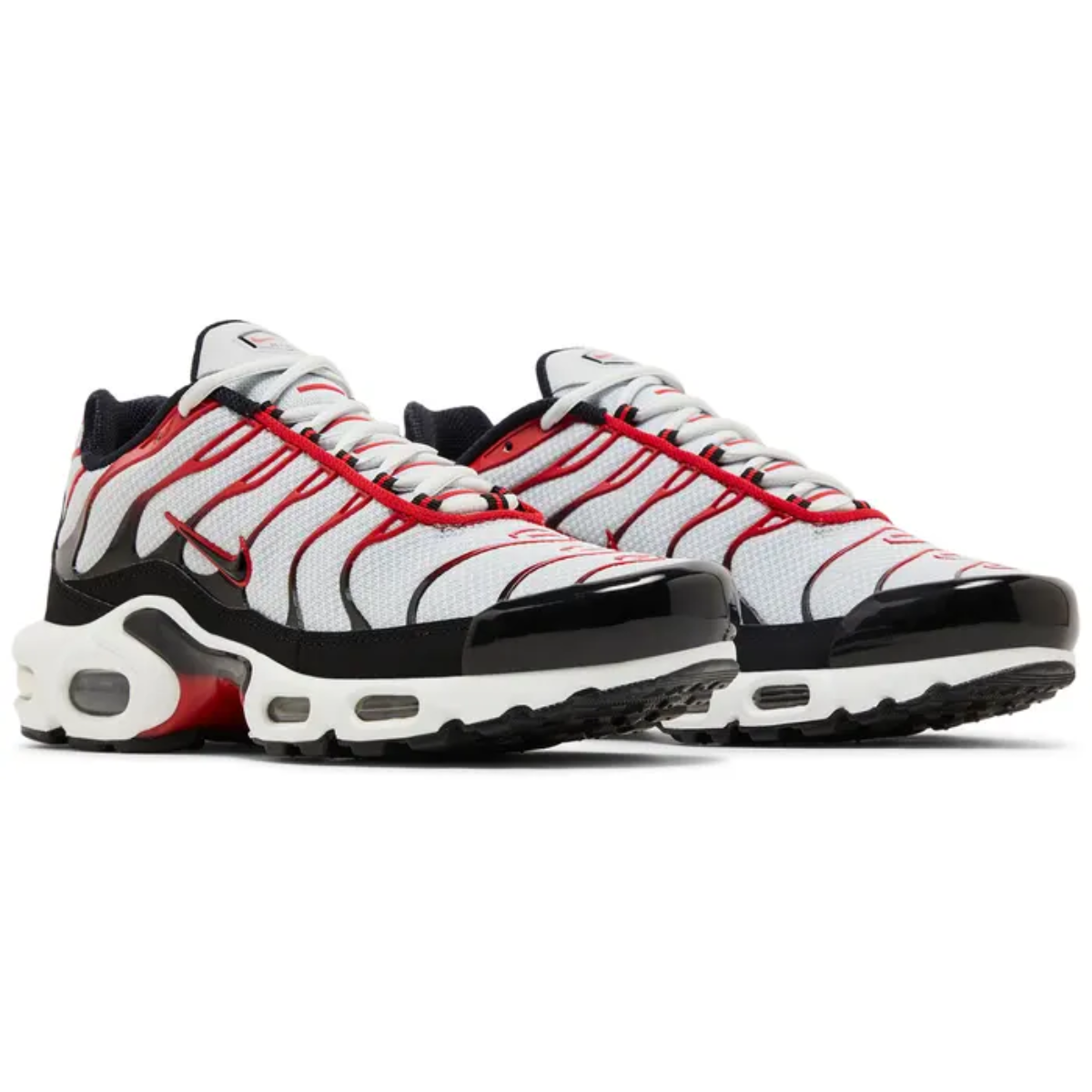 Nike Air Max Plus (Pure Platinum/University Red)