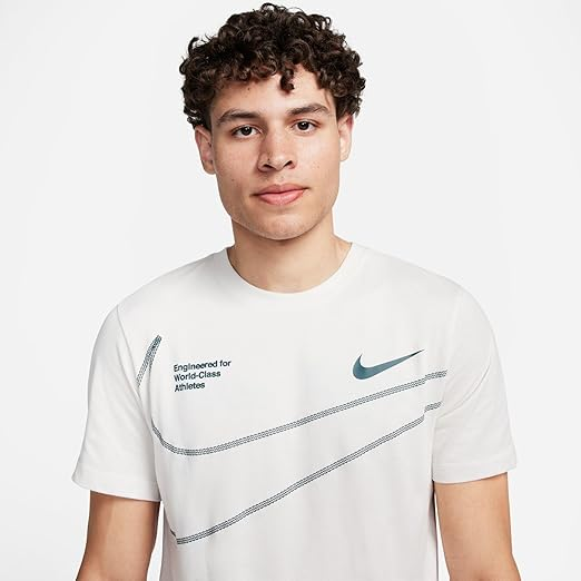 Nike Men's Dri-Fit M NK DF QS T-Shirt (Phantom)