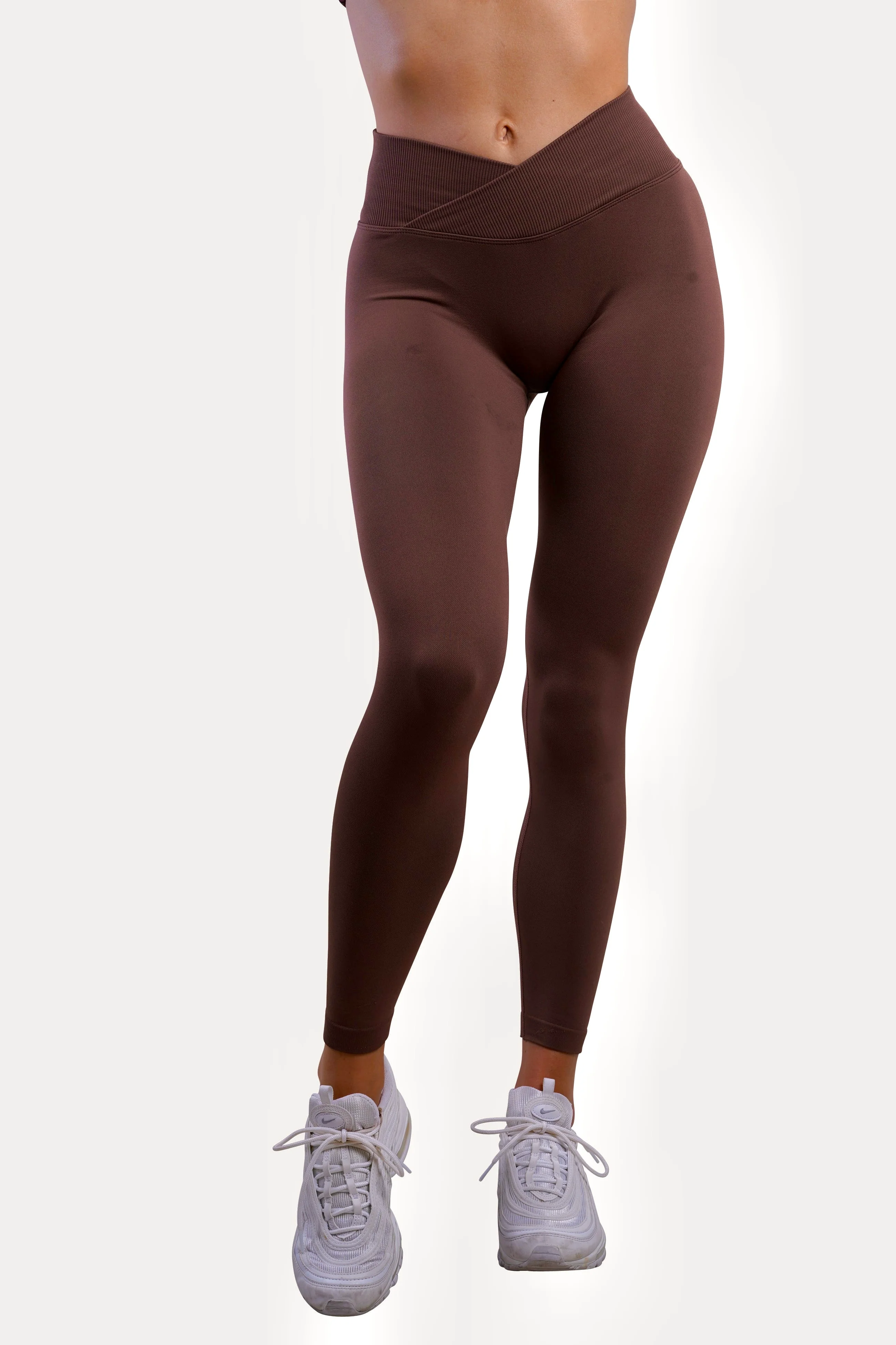 KEEPTHATPUMP Core V-Waist Leggings (Espresso)