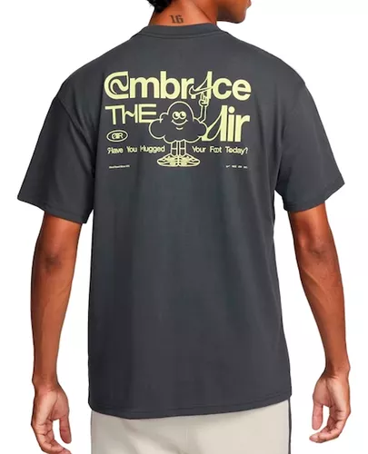 Nike Sportswear Men's Max90 T-Shirt (Grey/Luminous Green)