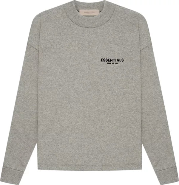 Fear of God Essentials Long Sleeve T-Shirt (Dark Oatmeal)