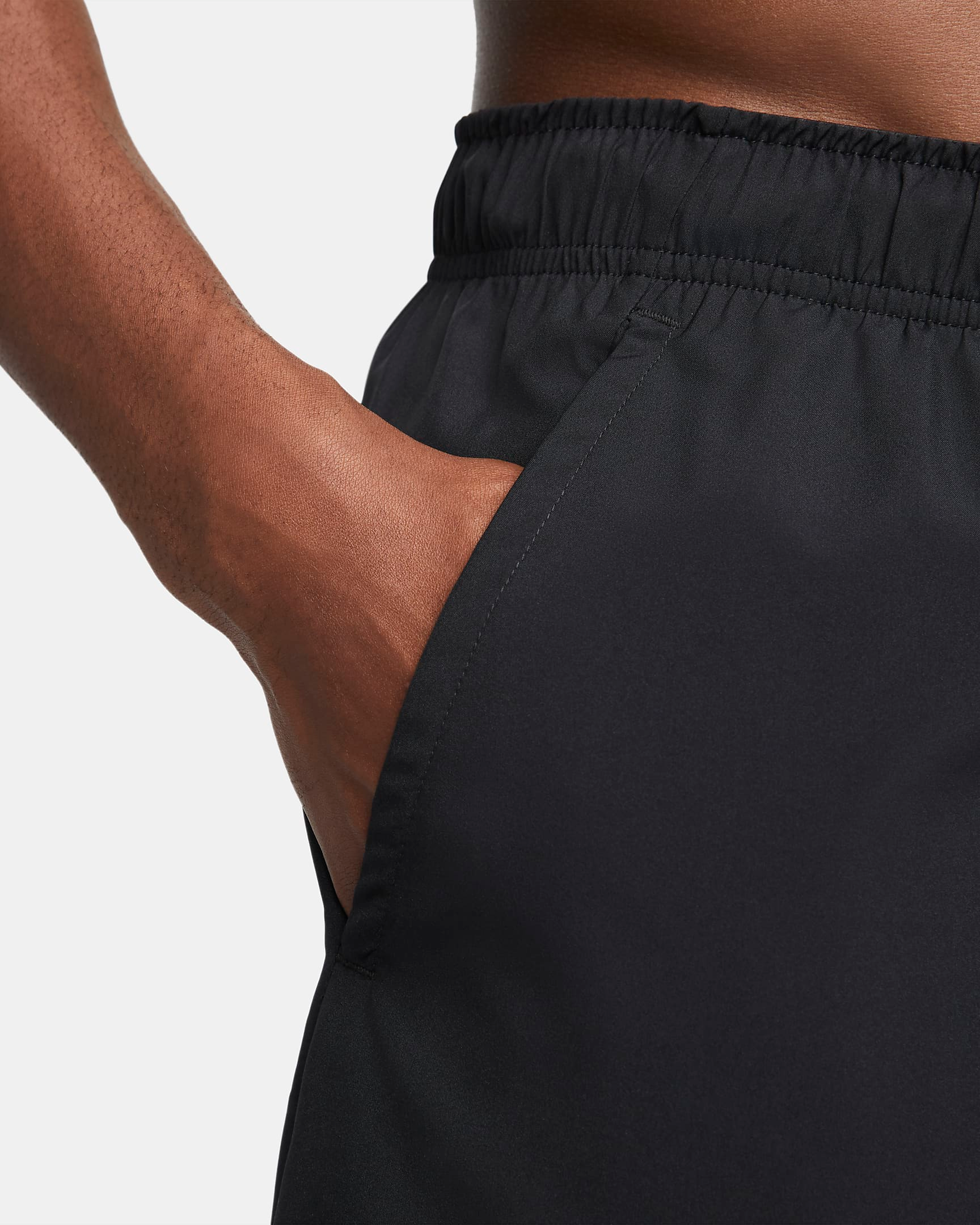 Nike Mens Dri-FIT Woven Shorts Small Logo (Black)