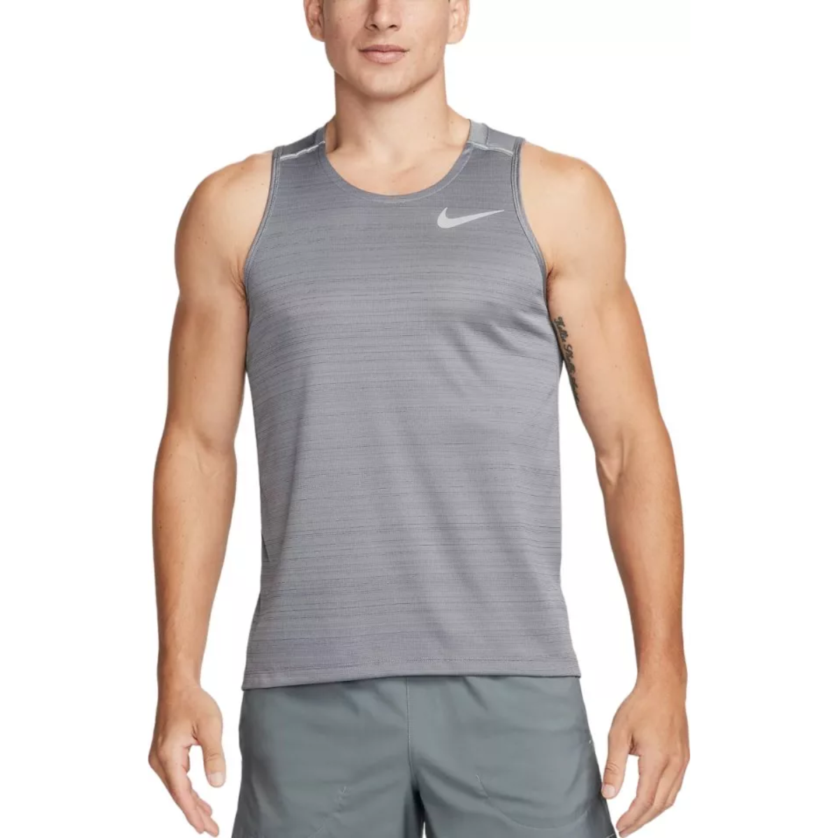 Nike Mens Dri-FIT Miler 1.0 Tank (Smoke Grey)