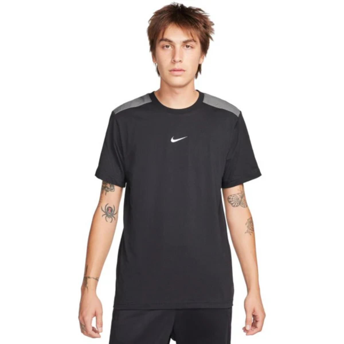 Nike Men's Sportswear Graphic T-Shirt (Black/Iron Grey)