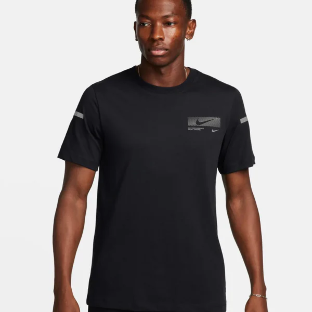 Nike Mens Dri-FIT Fitness T-Shirt (Black)