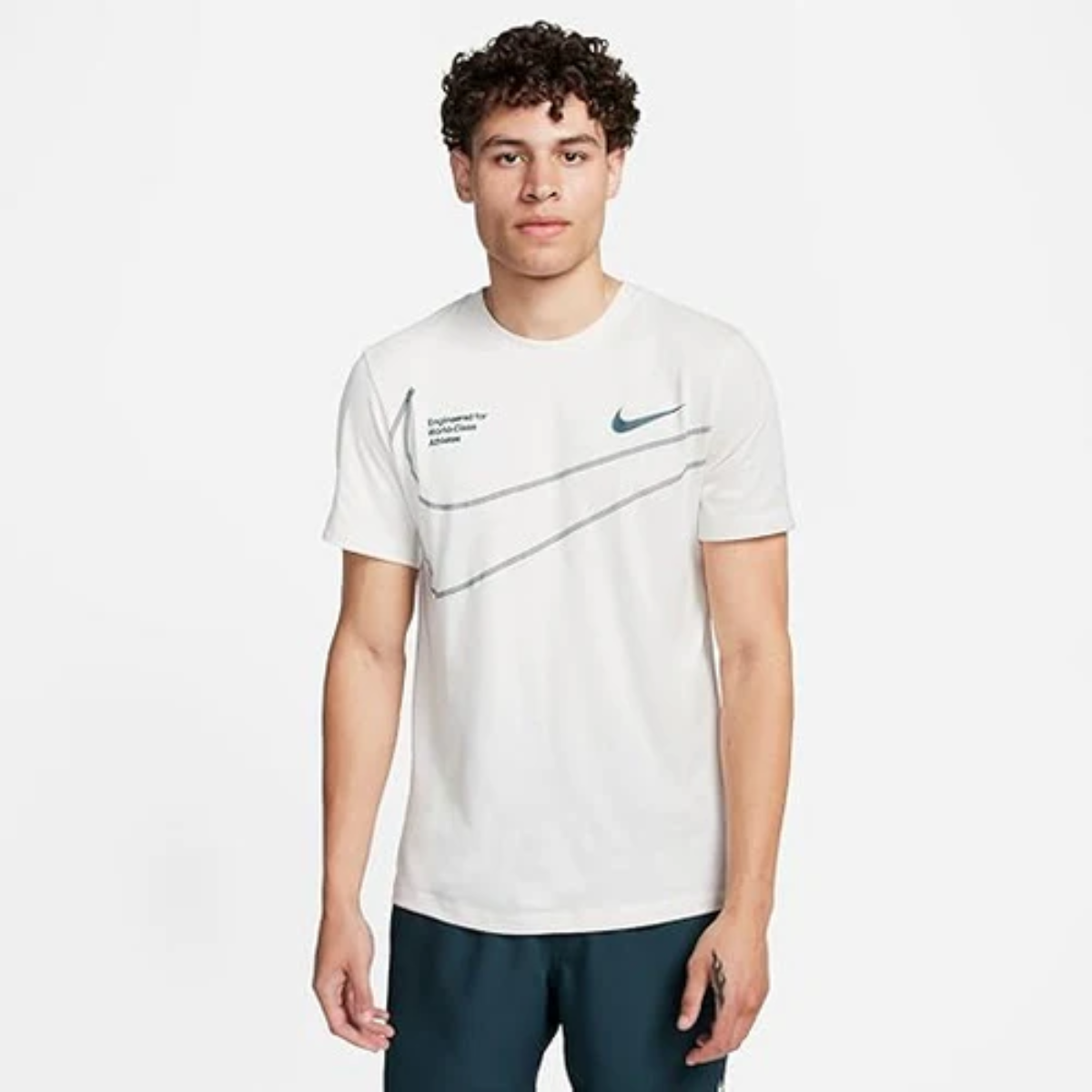 Nike Men's Dri-Fit M NK DF QS T-Shirt (Phantom)