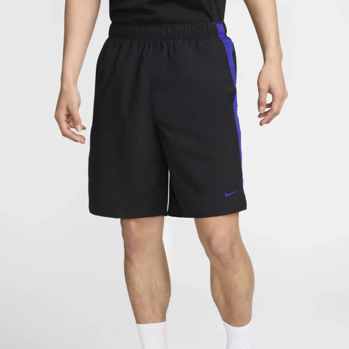 Nike Mens Dri-FIT Challenger Shorts (Black/Blue)