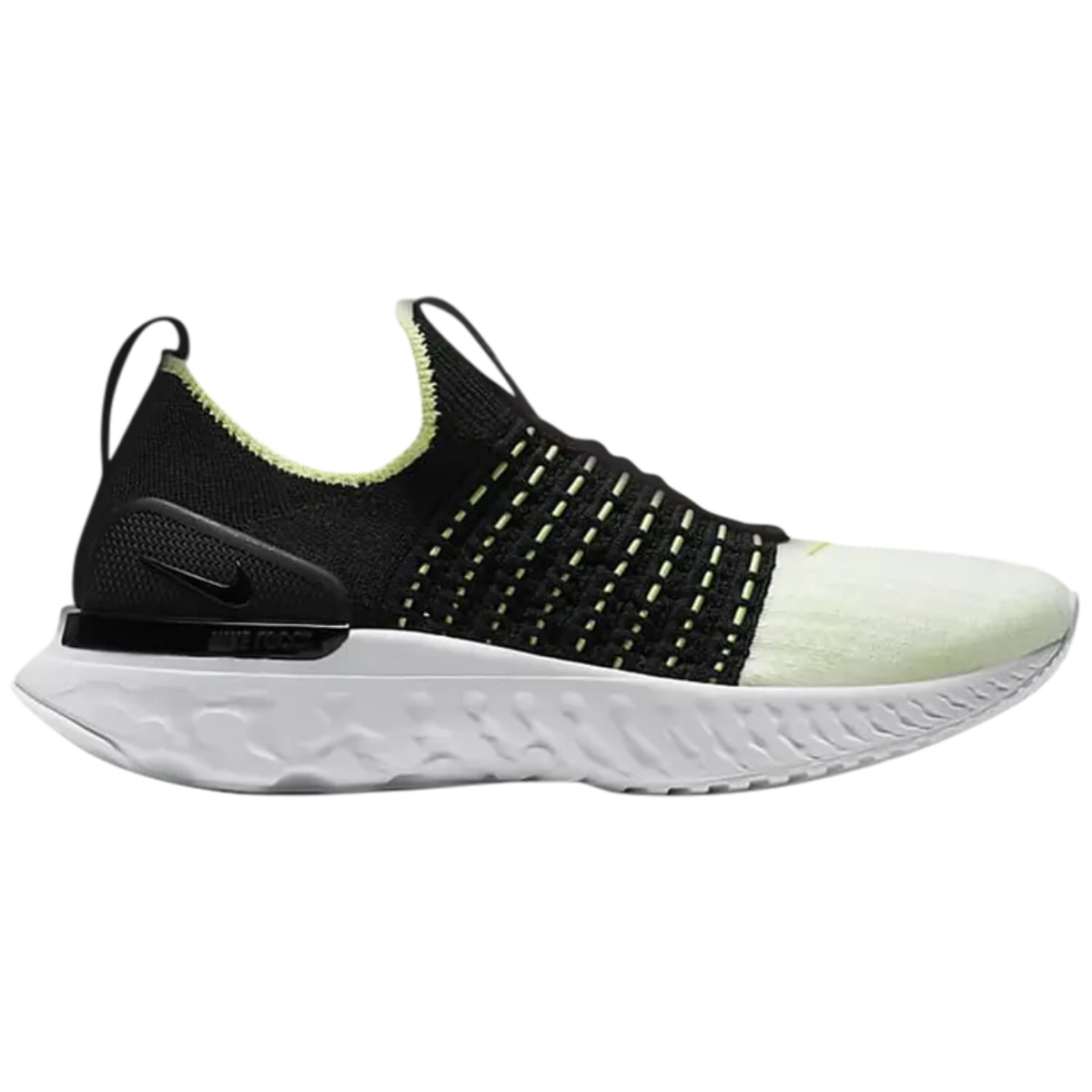 Nike React Phantom Run Flyknit 2 (Black/Barely Volt)