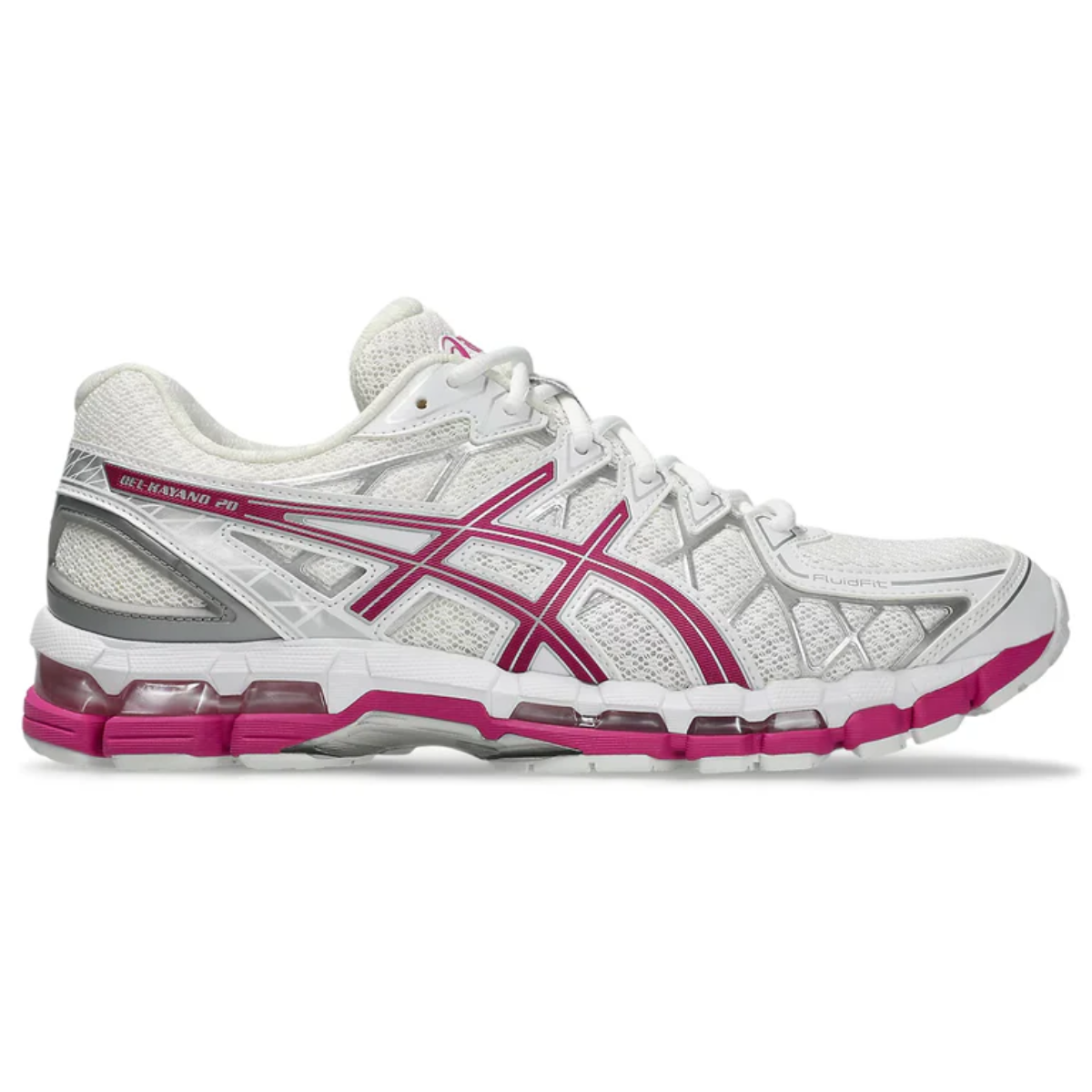 ASICS GEL-Kayano 20 (White/Raspberry)