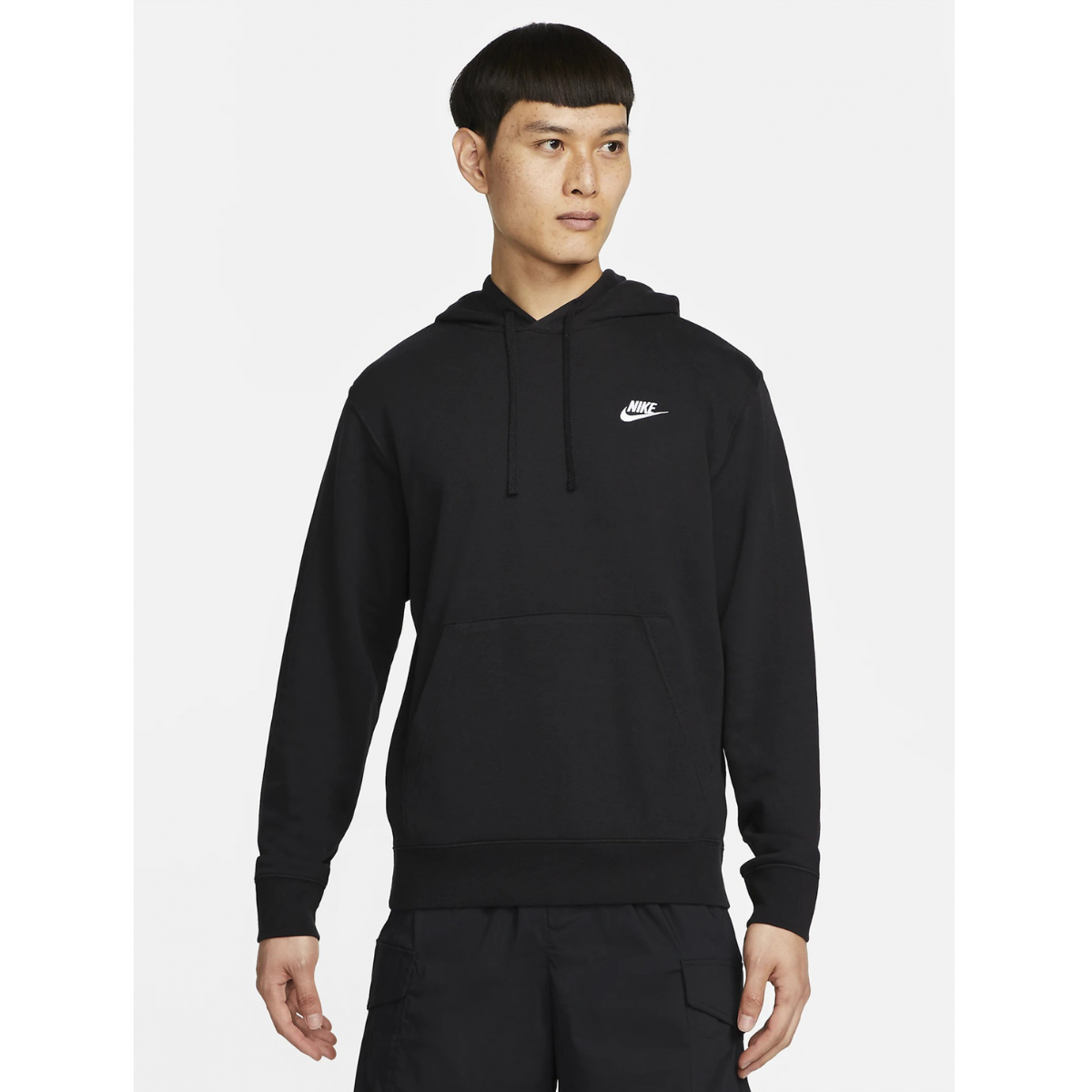 Nike Mens Sportswear Club Fleece Pullover Hoodie (Black)