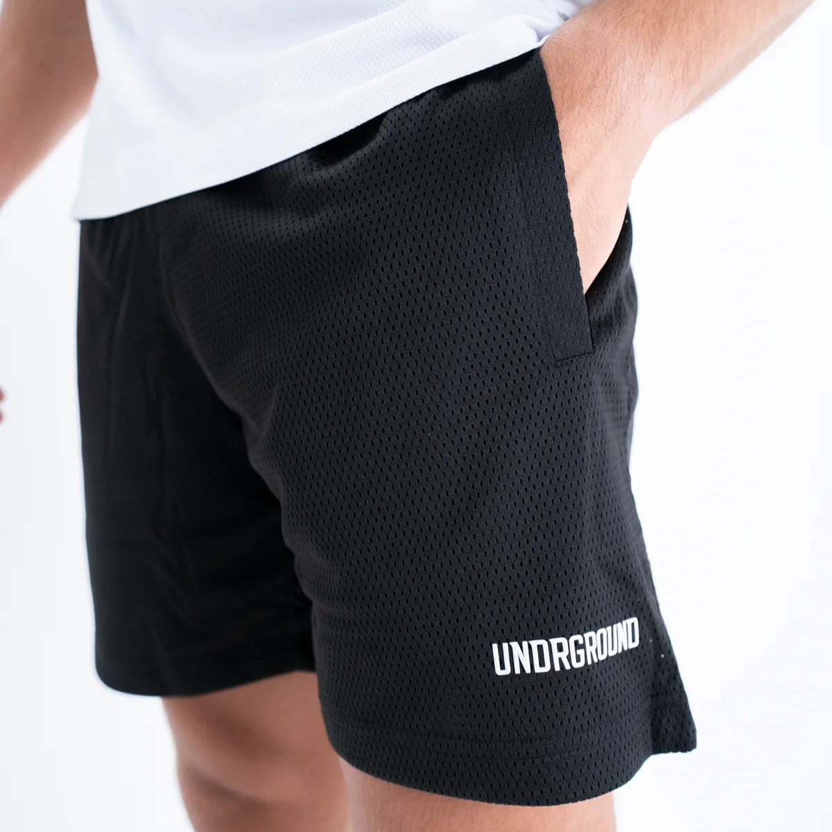 Undrground Moving In Silence Mesh Shorts (Black)