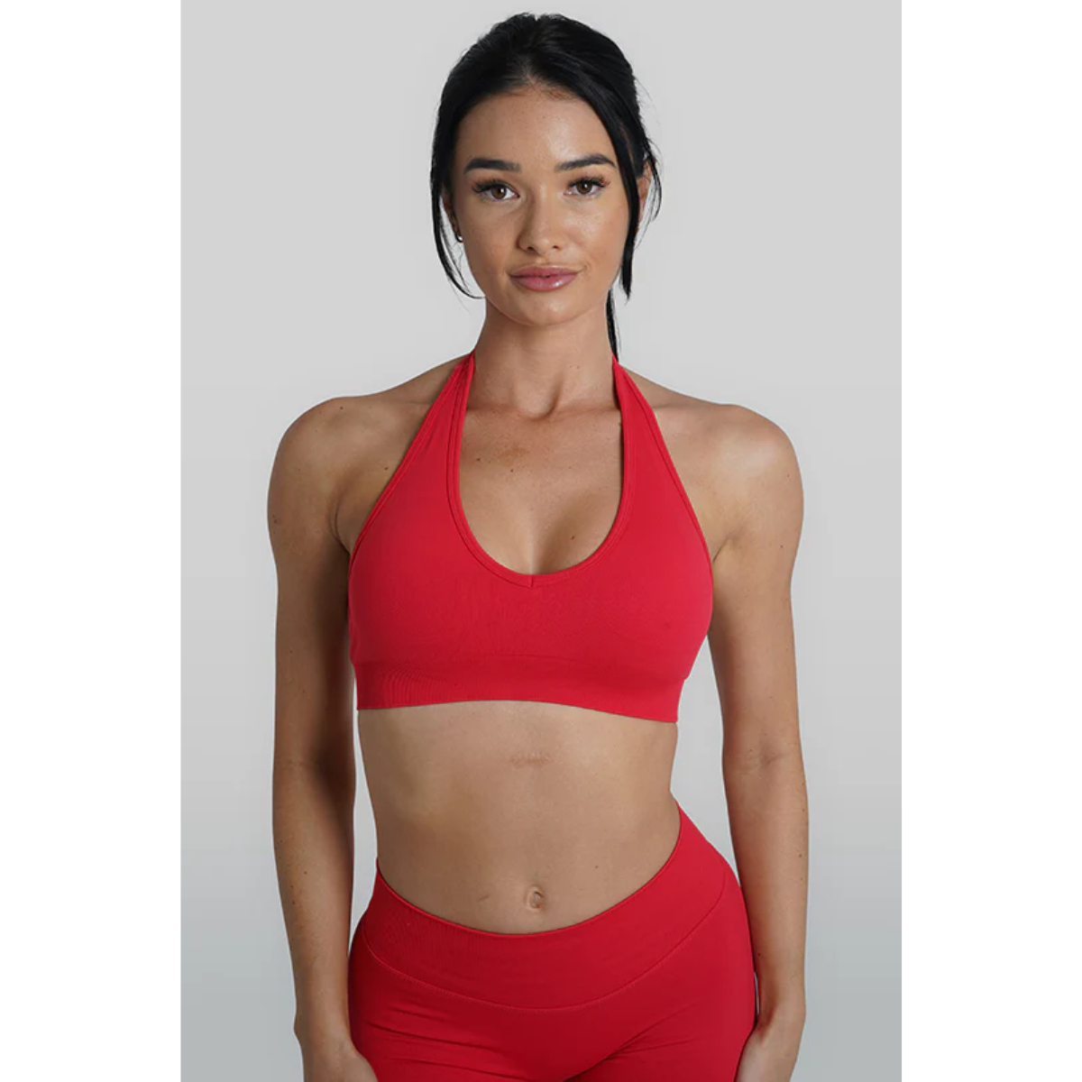 KEEPTHATPUMP Recoil Halter Crop (Red)