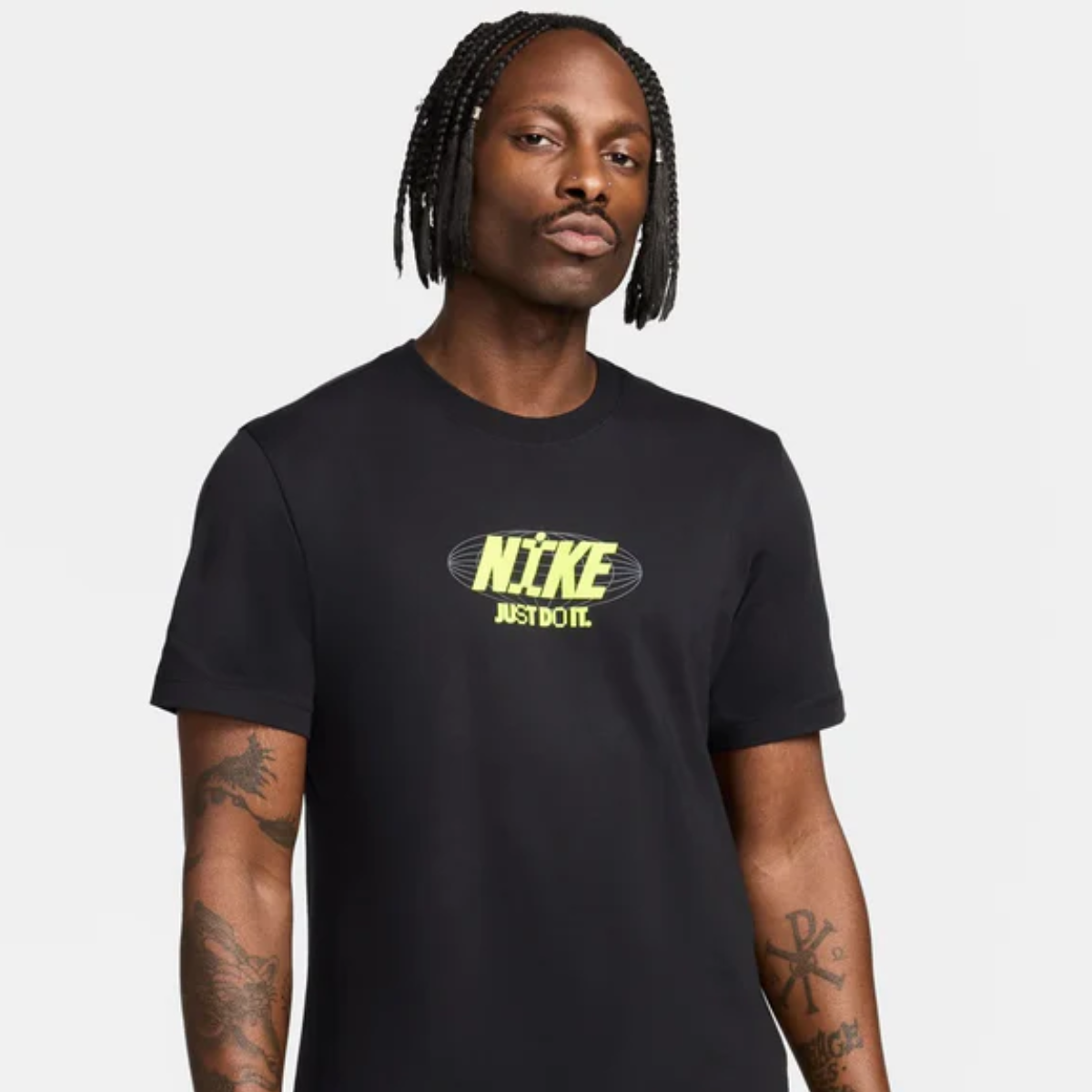 Nike Sportswear Men s T Shirt Black Volt