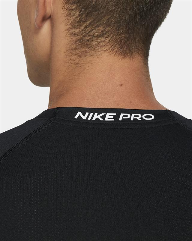 Nike Pro Dri-Fit Tight Fit Short Sleeve T-Shirt (Black)