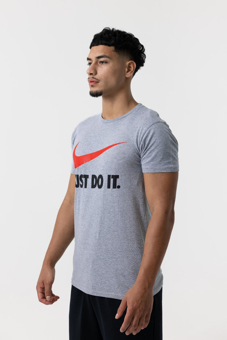 Nike Mens Just Do It T-Shirt (Grey/Red)