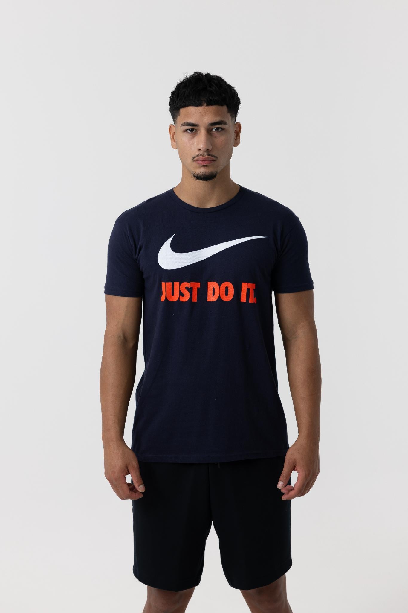 Nike Mens Just Do It T-Shirt (Navy/Red)