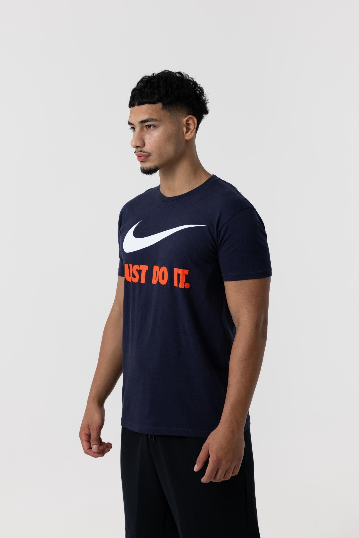 Nike Mens Just Do It T-Shirt (Navy/Red)