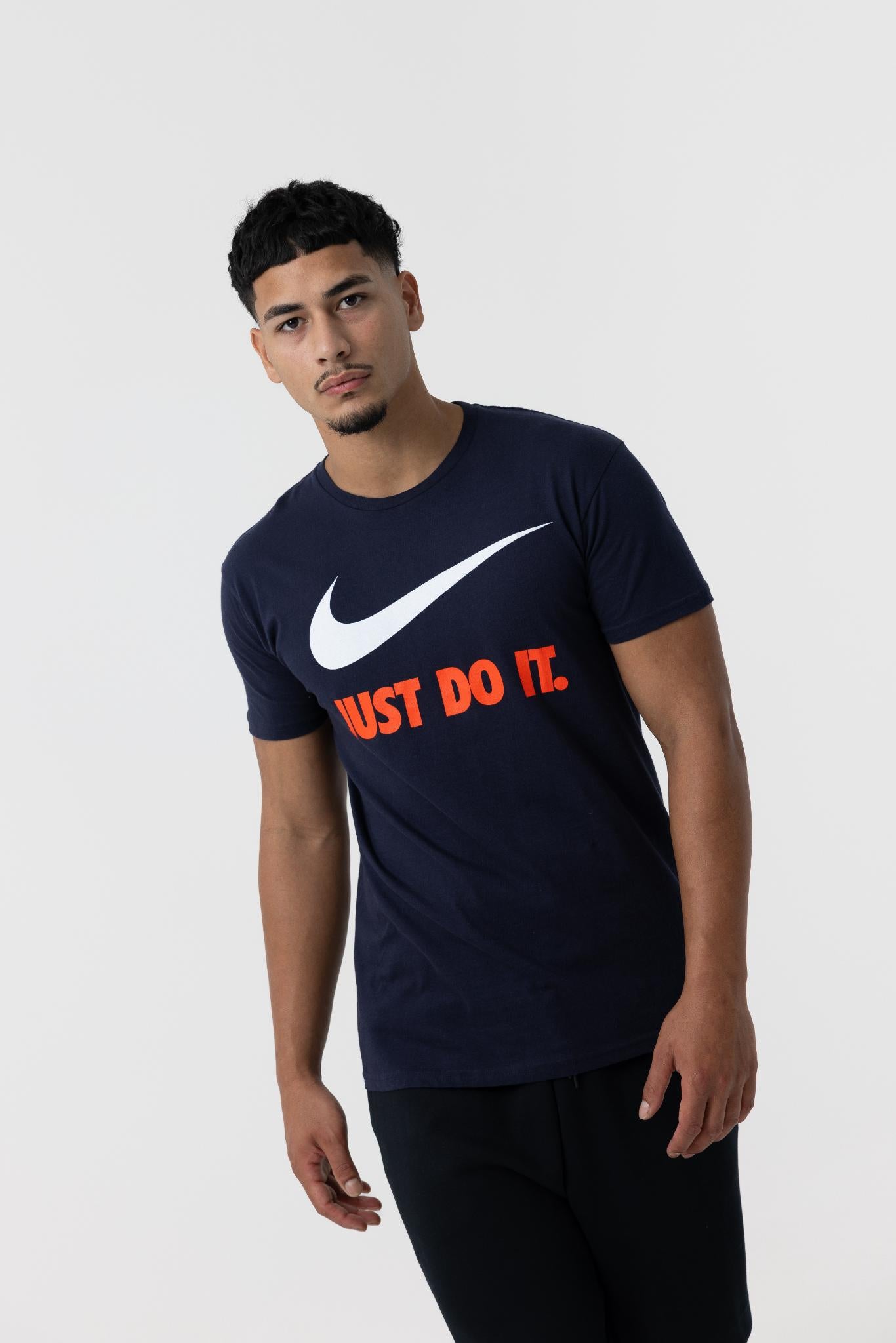 Nike Mens Just Do It T-Shirt (Navy/Red)