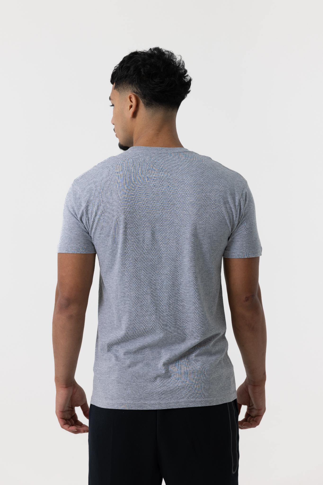 Nike Mens Swoosh Logo Regular T-Shirt (Grey)