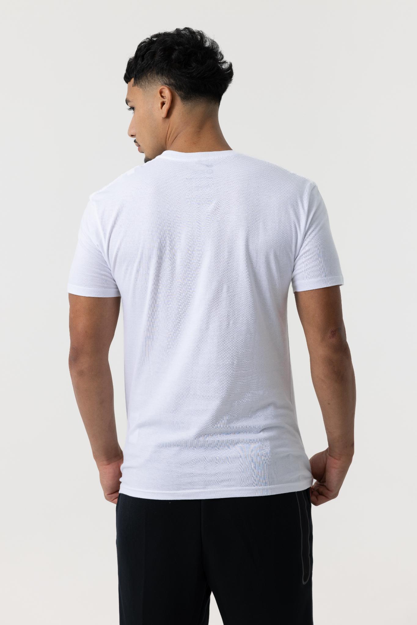 Nike Mens Swoosh Logo Regular T-Shirt (White)