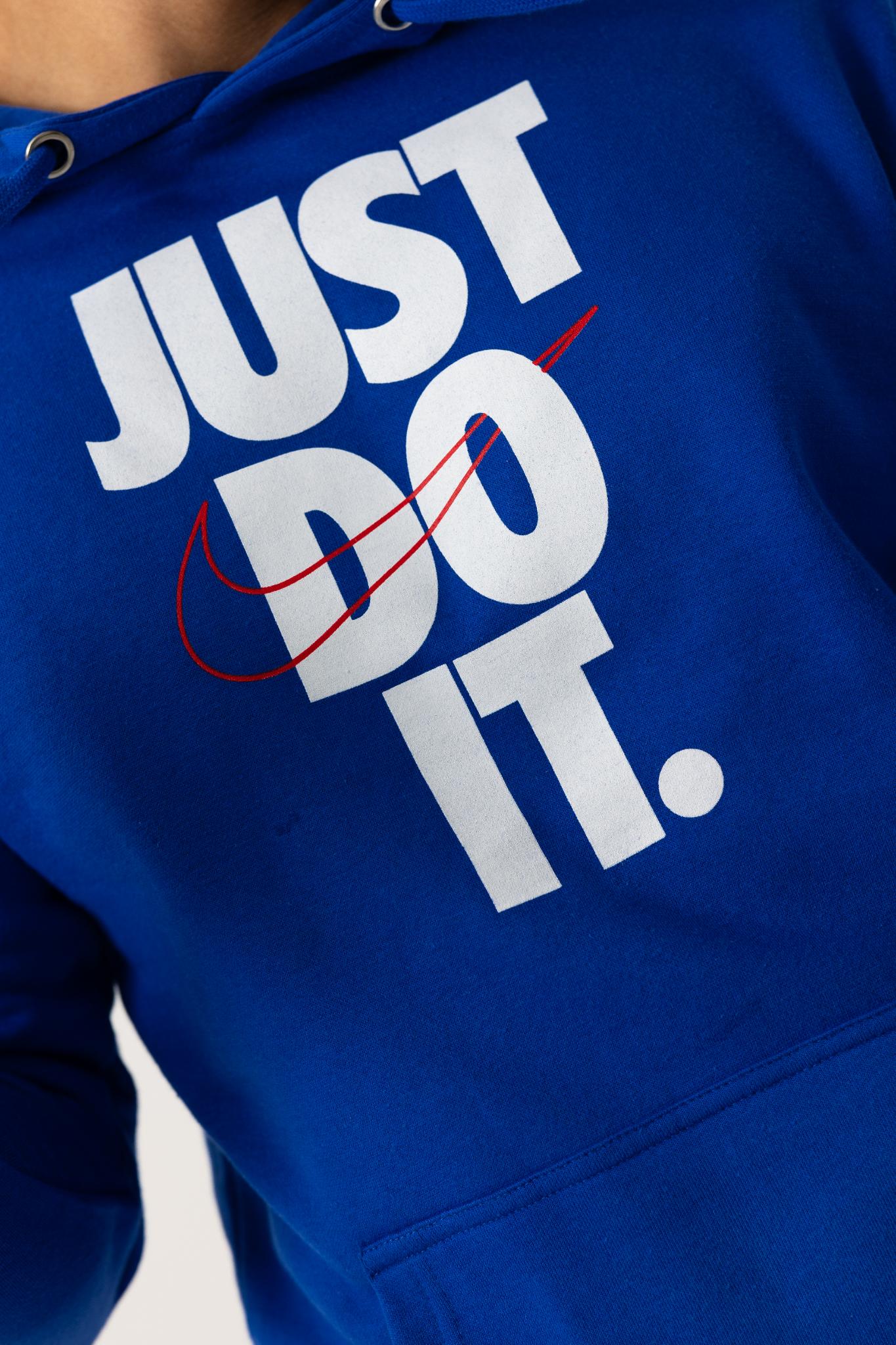 Nike Mens Just Do It Hoodie (Blue)