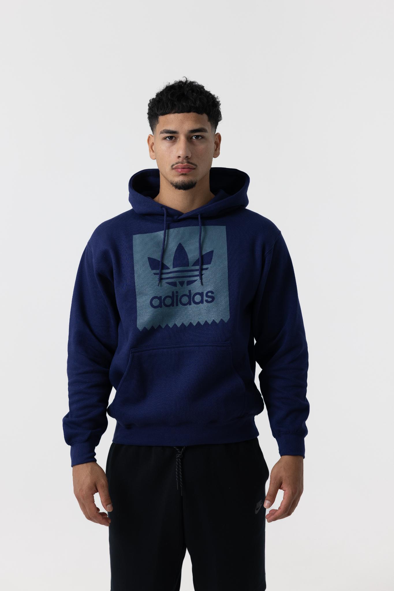 Adidas Mens Solid BB Hoodie (Navy)