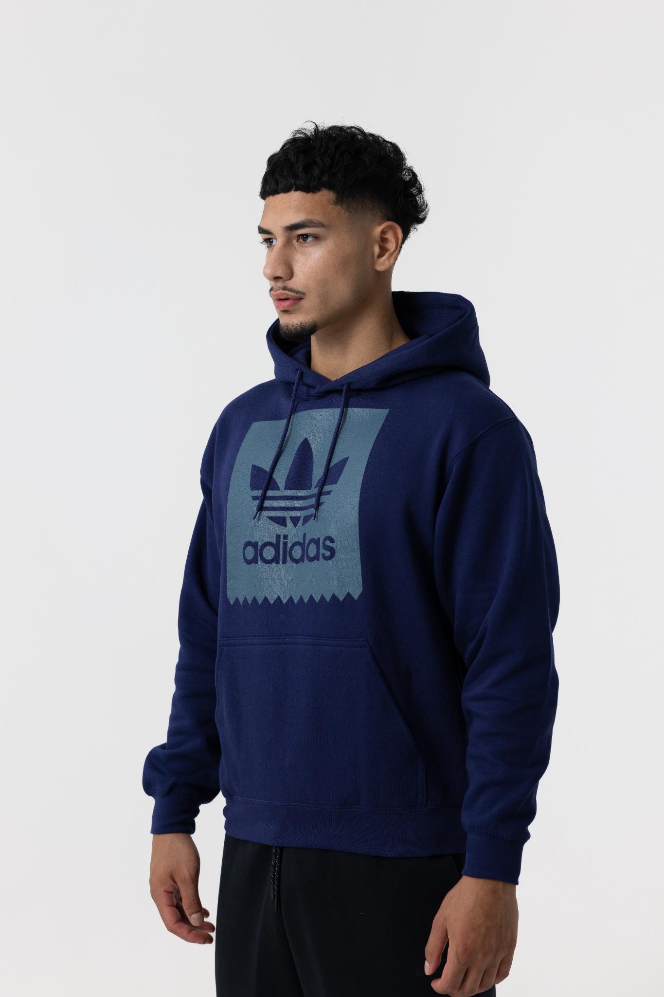 Adidas Mens Solid BB Hoodie (Navy)