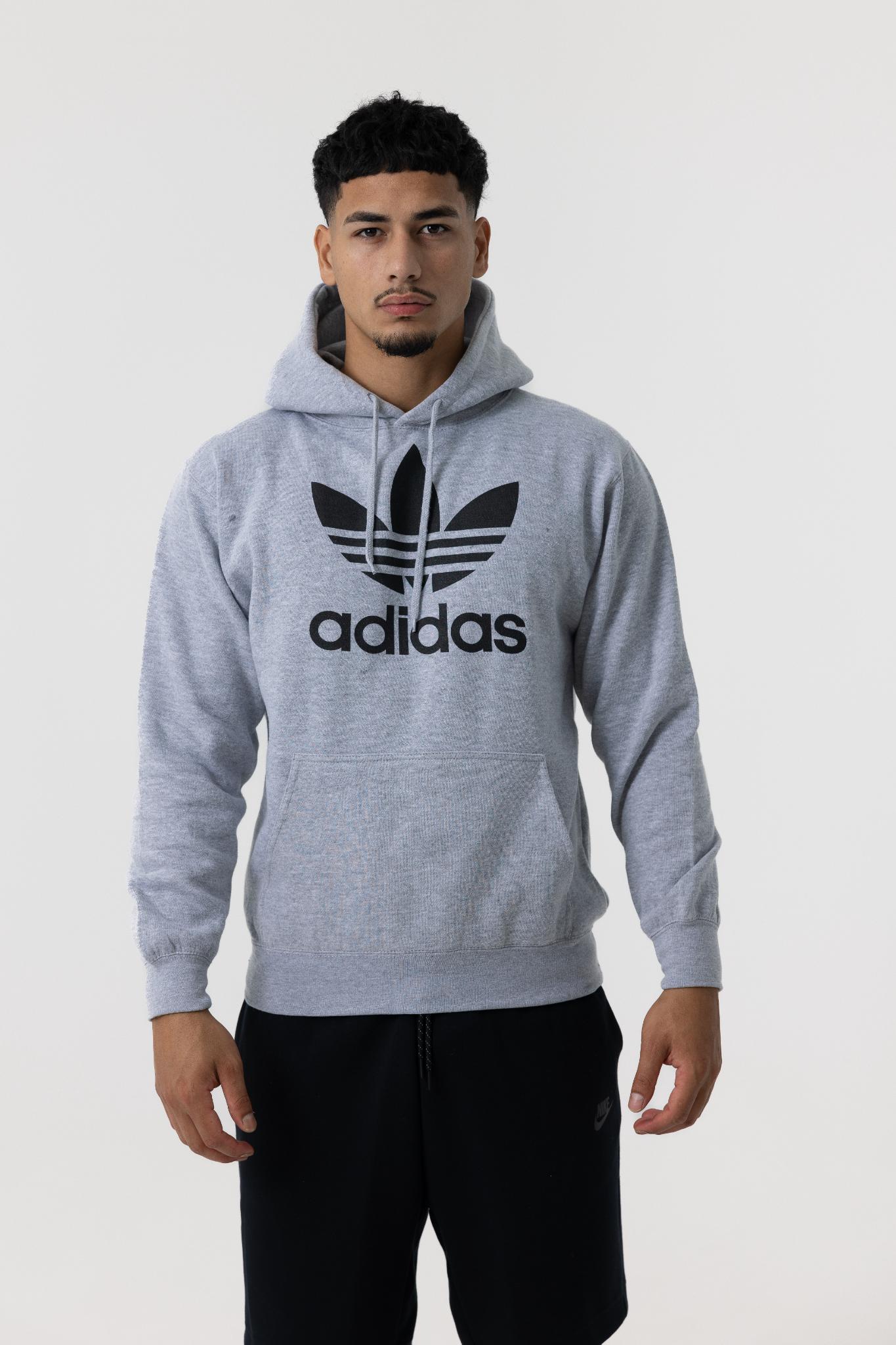 Adidas Mens Original 3FOIL Hoodie (Grey)