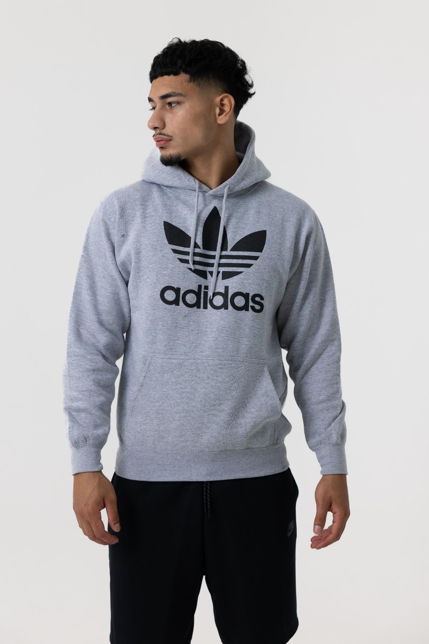 Adidas Mens Original 3FOIL Hoodie (Grey)