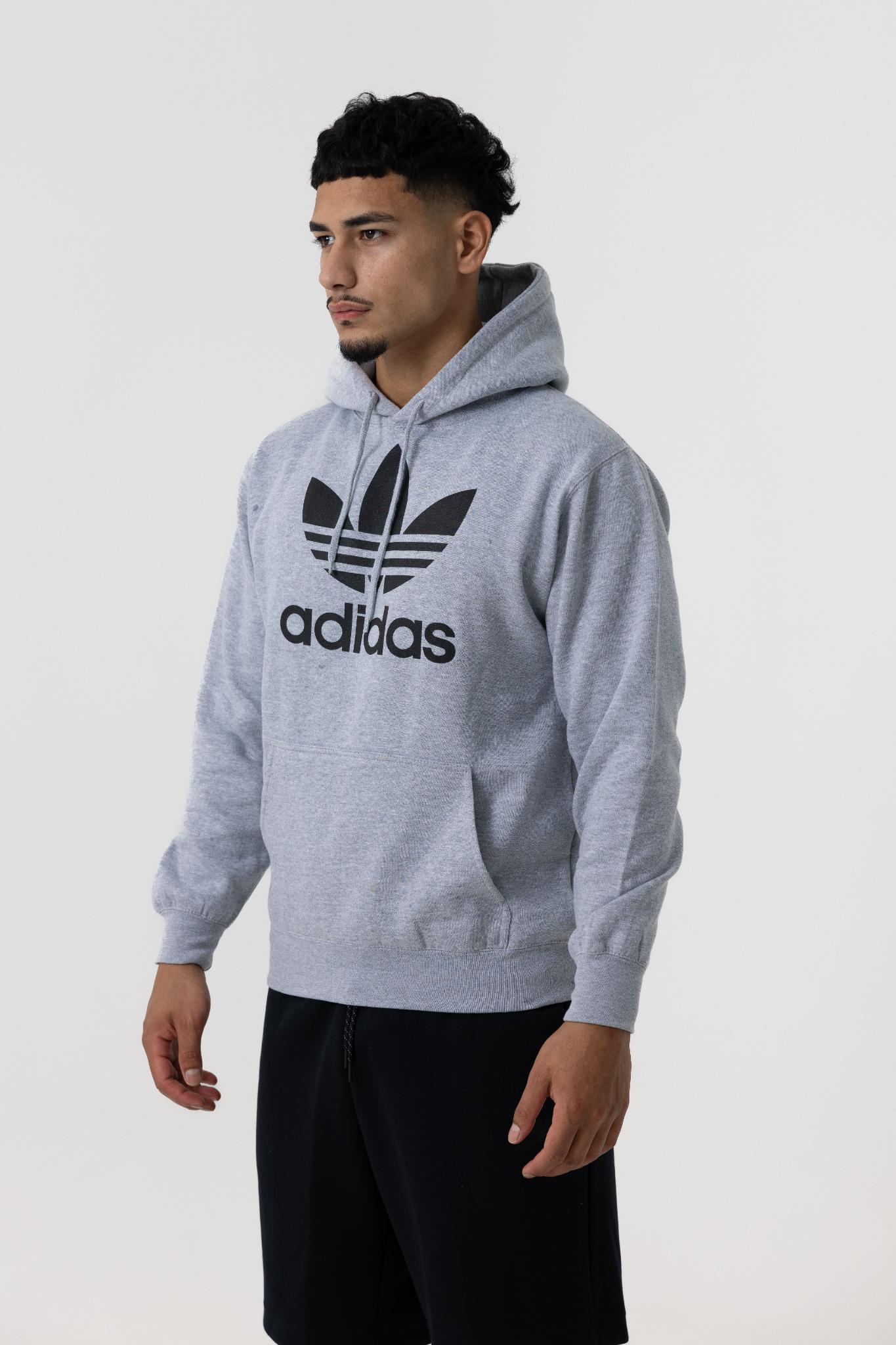 Adidas Mens Original 3FOIL Hoodie (Grey)