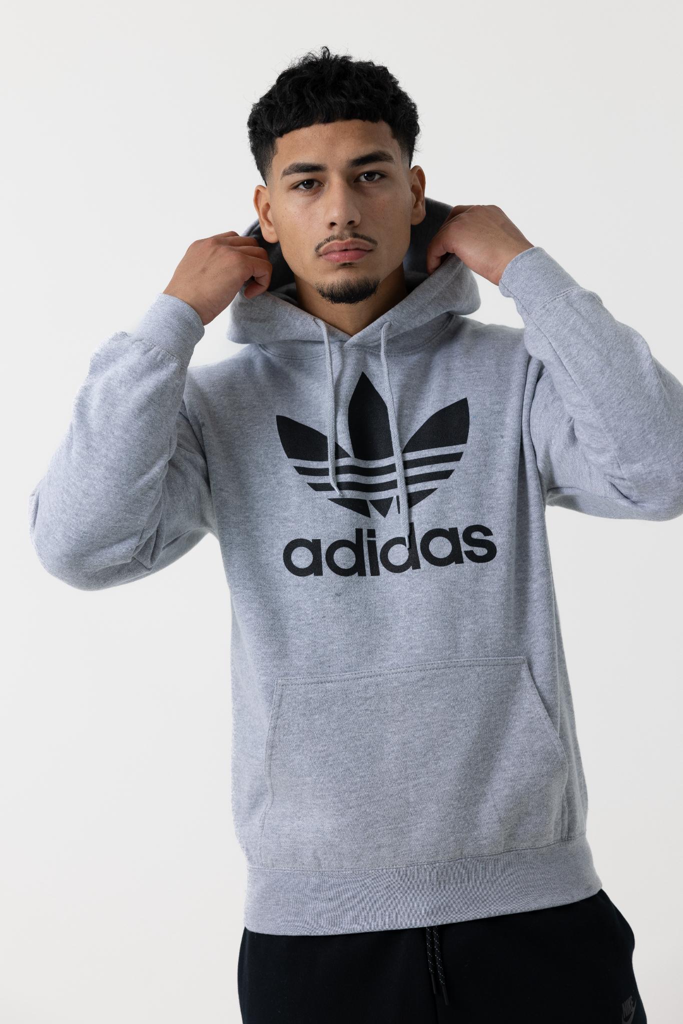 Adidas Mens Original 3FOIL Hoodie (Grey)