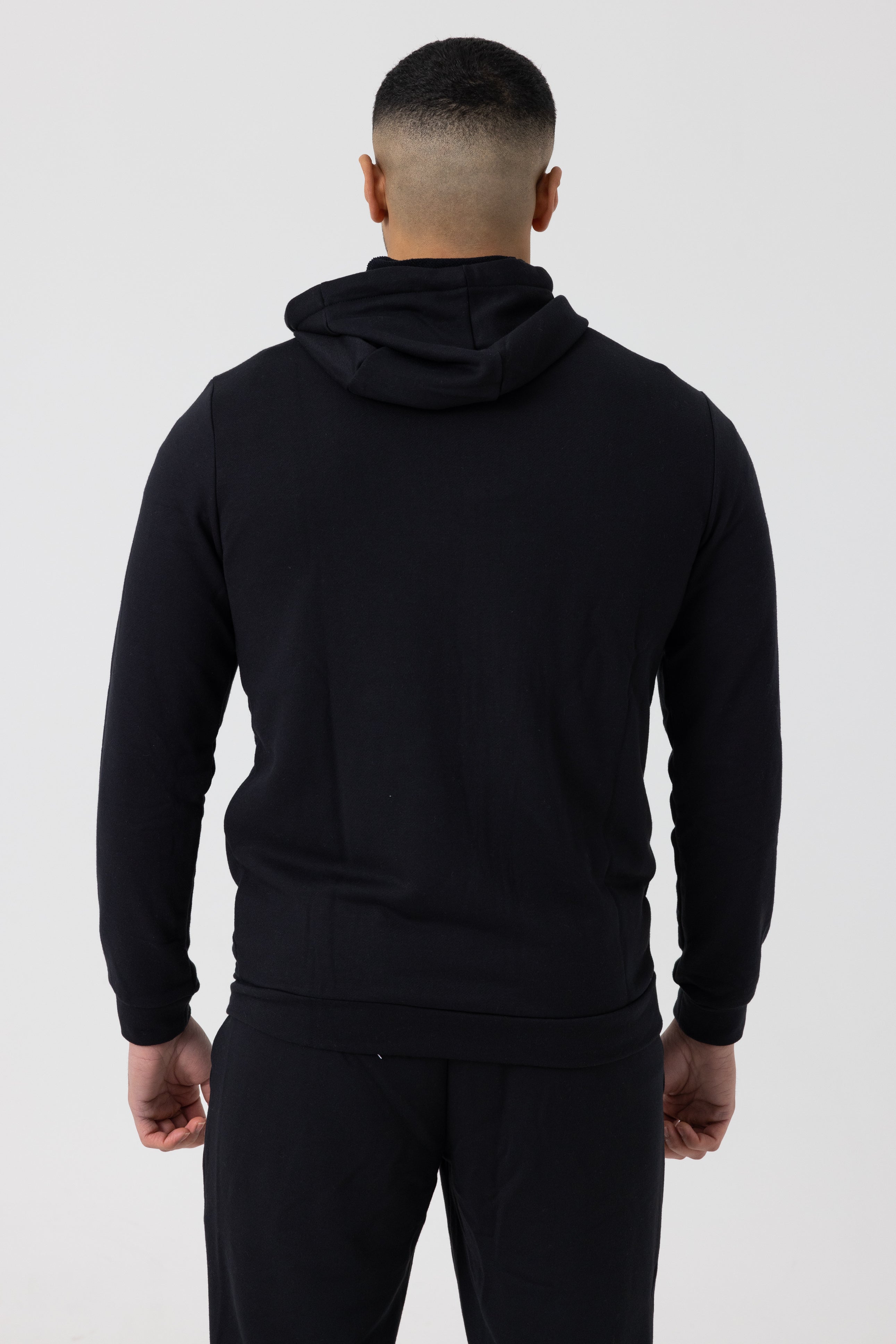 Nike Mens Dri-fit Zip-up Training Hoodie (Black)