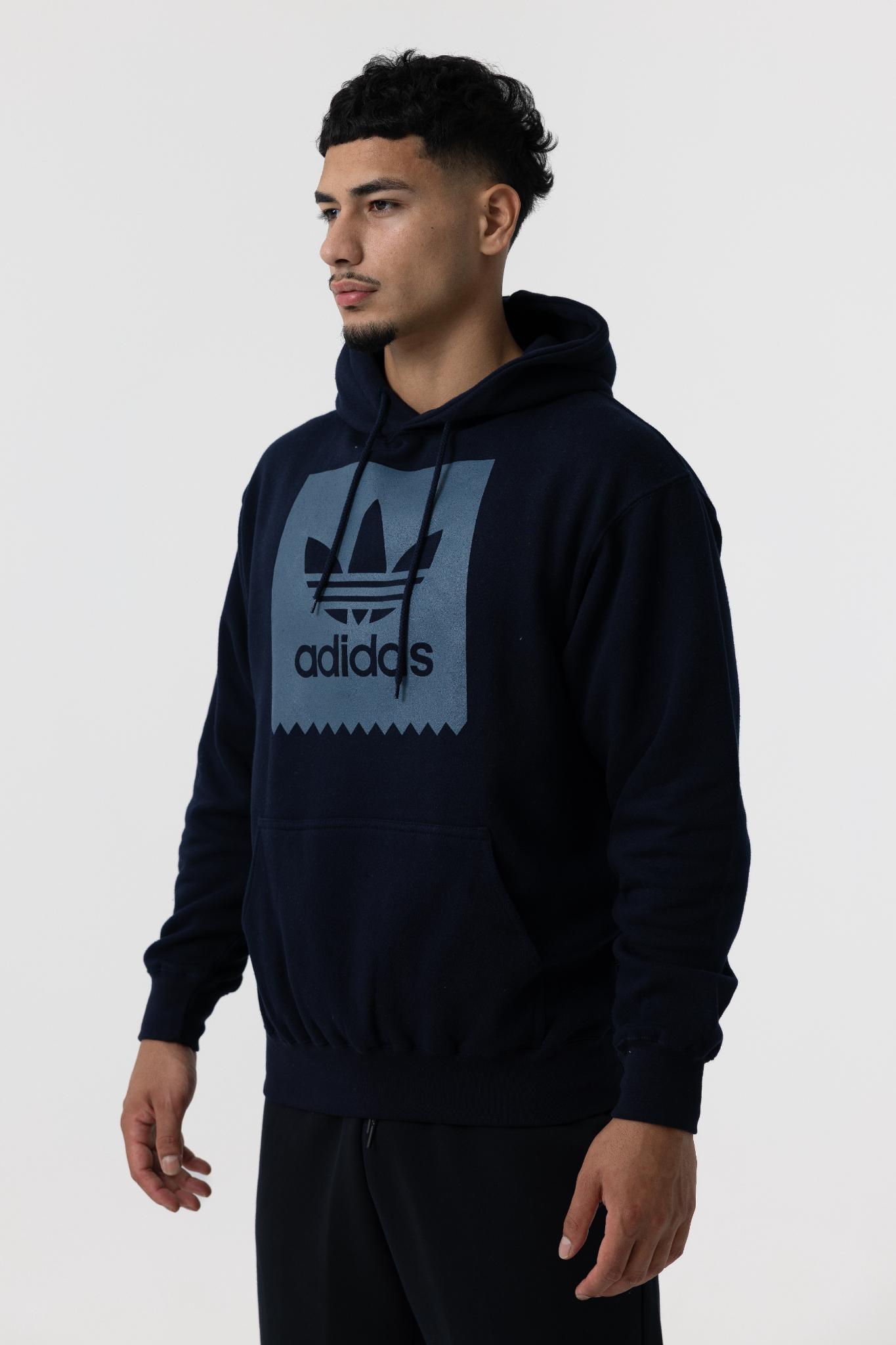 Adidas Mens Solid BB Hoodie (Dark Navy)