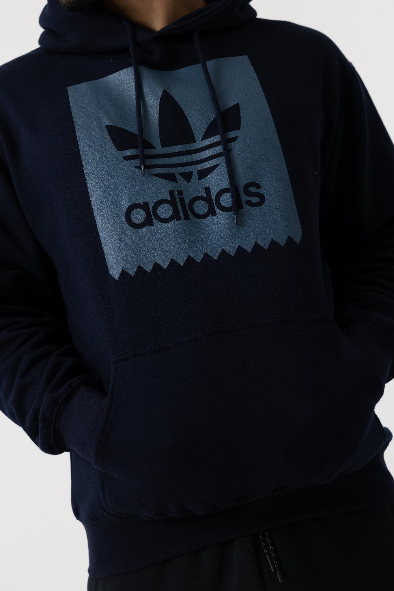 Adidas Mens Solid BB Hoodie (Dark Navy)