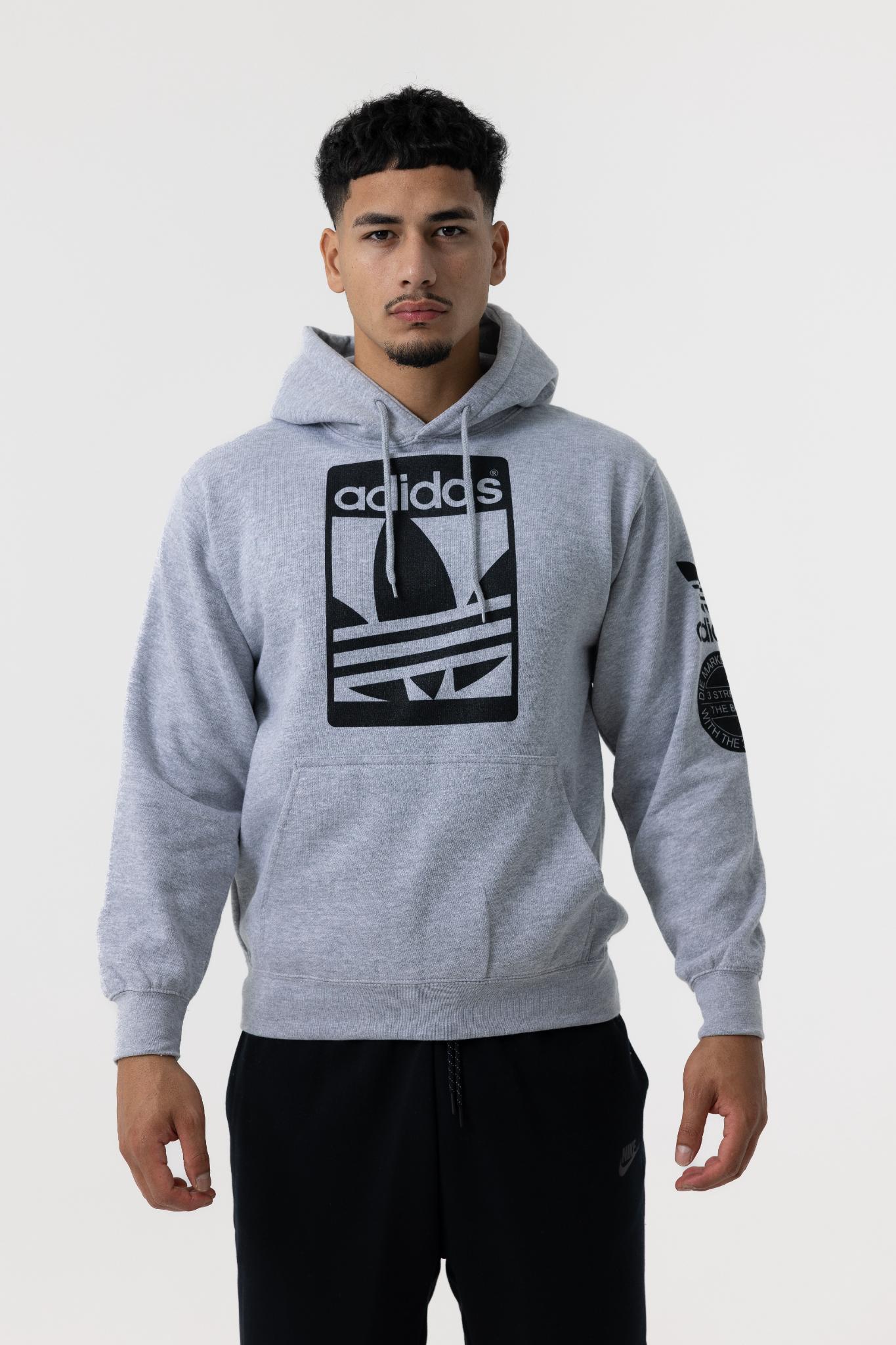 Adidas Mens STR Graph OTH Hoodie (Grey)