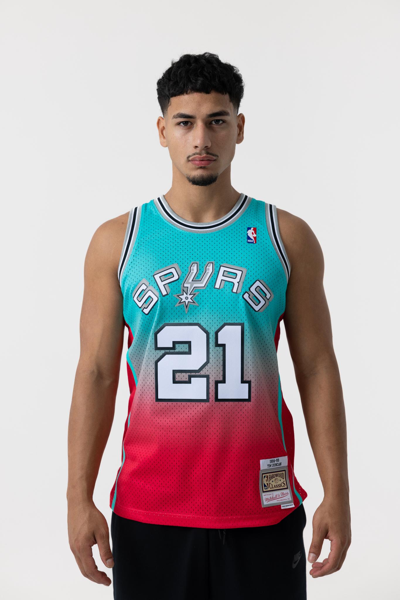 Mitchell & Ness Spurs Fadeaway Swingman Jersey