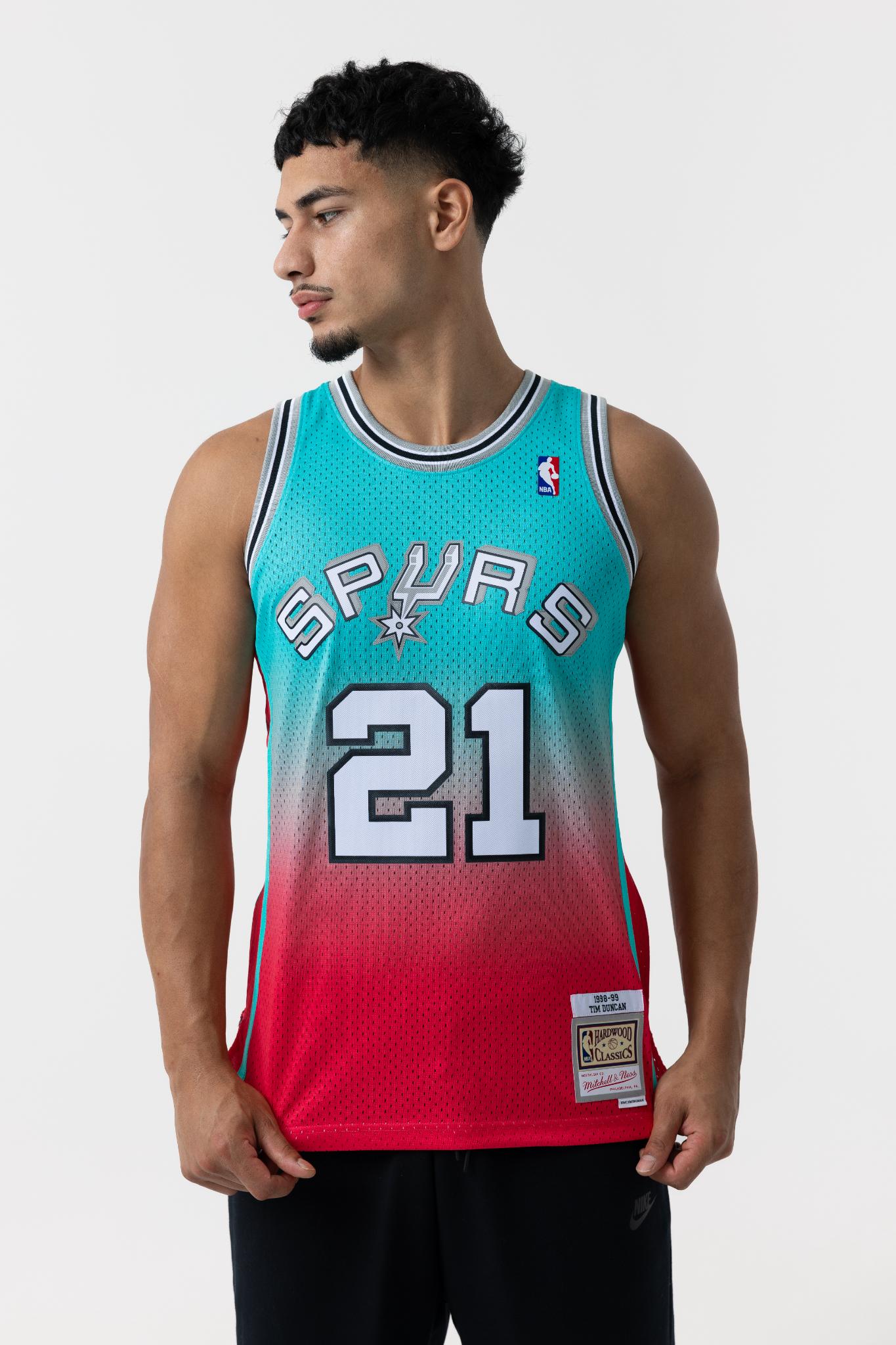 Mitchell & Ness Spurs Fadeaway Swingman Jersey