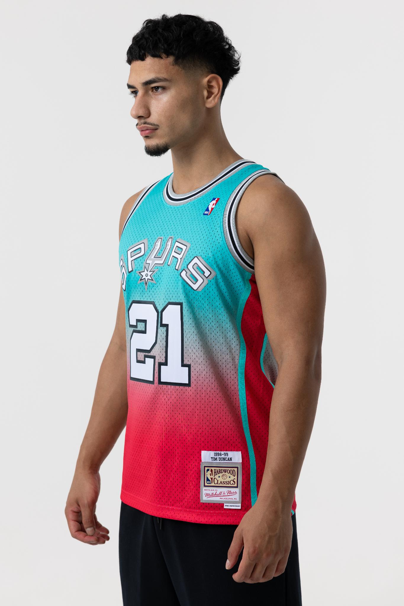 Mitchell & Ness Spurs Fadeaway Swingman Jersey