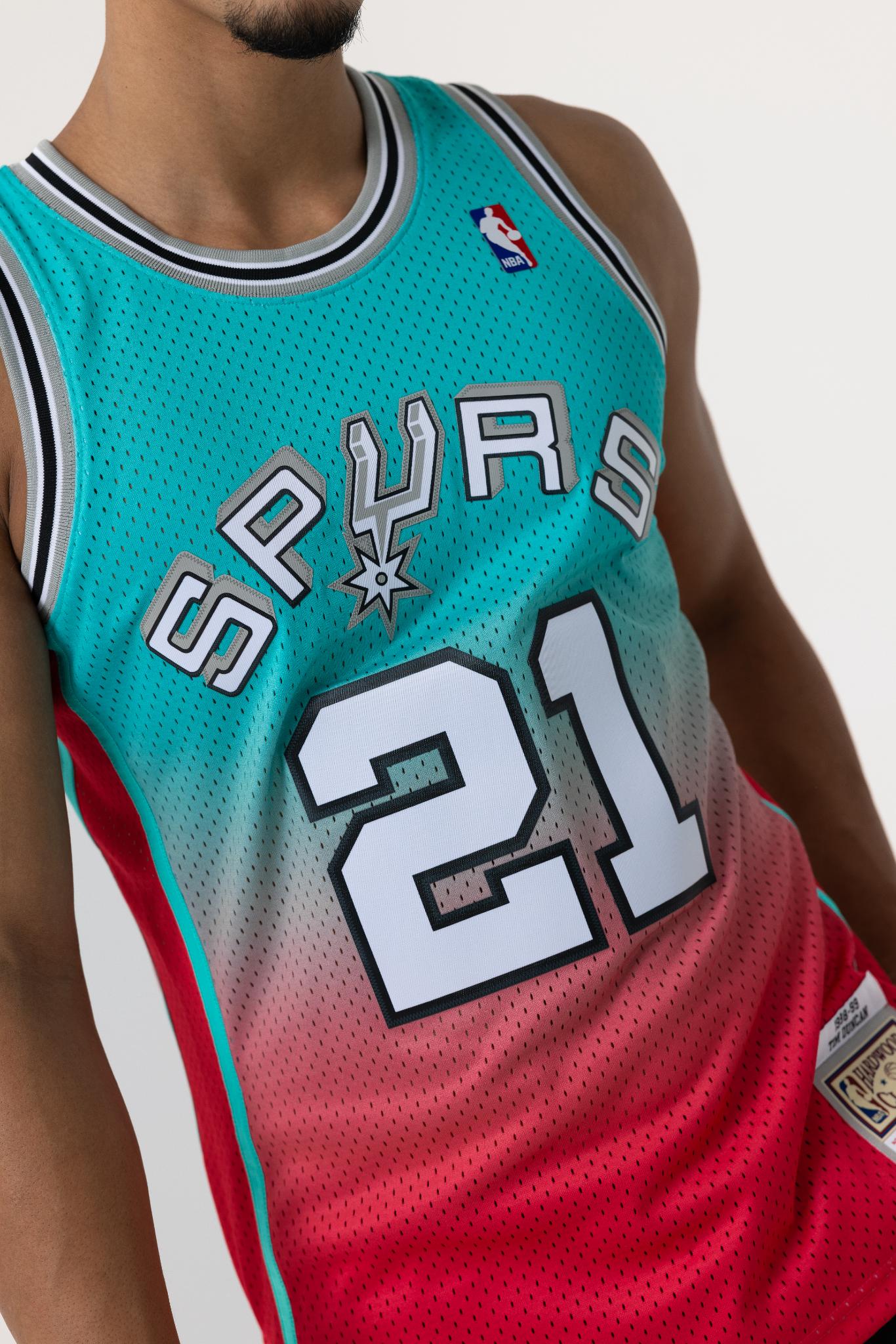 Mitchell & Ness Spurs Fadeaway Swingman Jersey