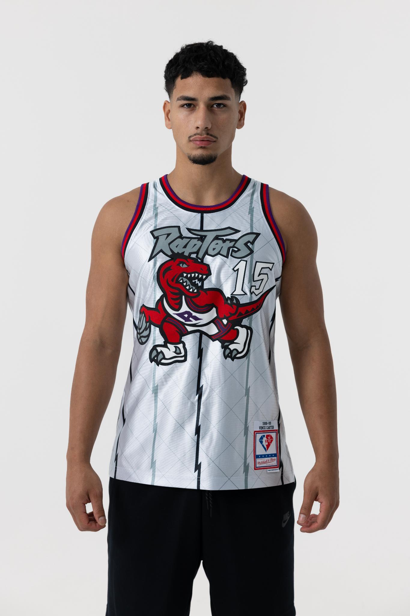 Mitchell & Ness Raptors 75th Platinum Swingman Jersey