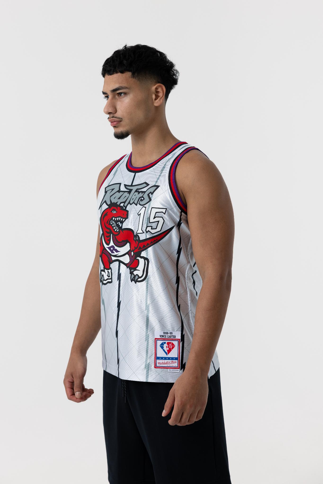 Mitchell & Ness Raptors 75th Platinum Swingman Jersey