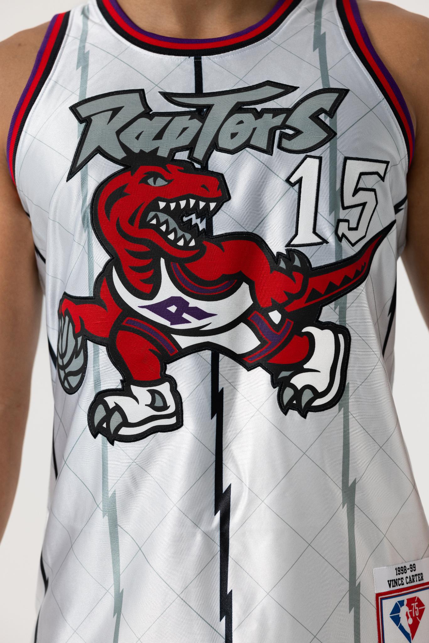 Mitchell & Ness Raptors 75th Platinum Swingman Jersey