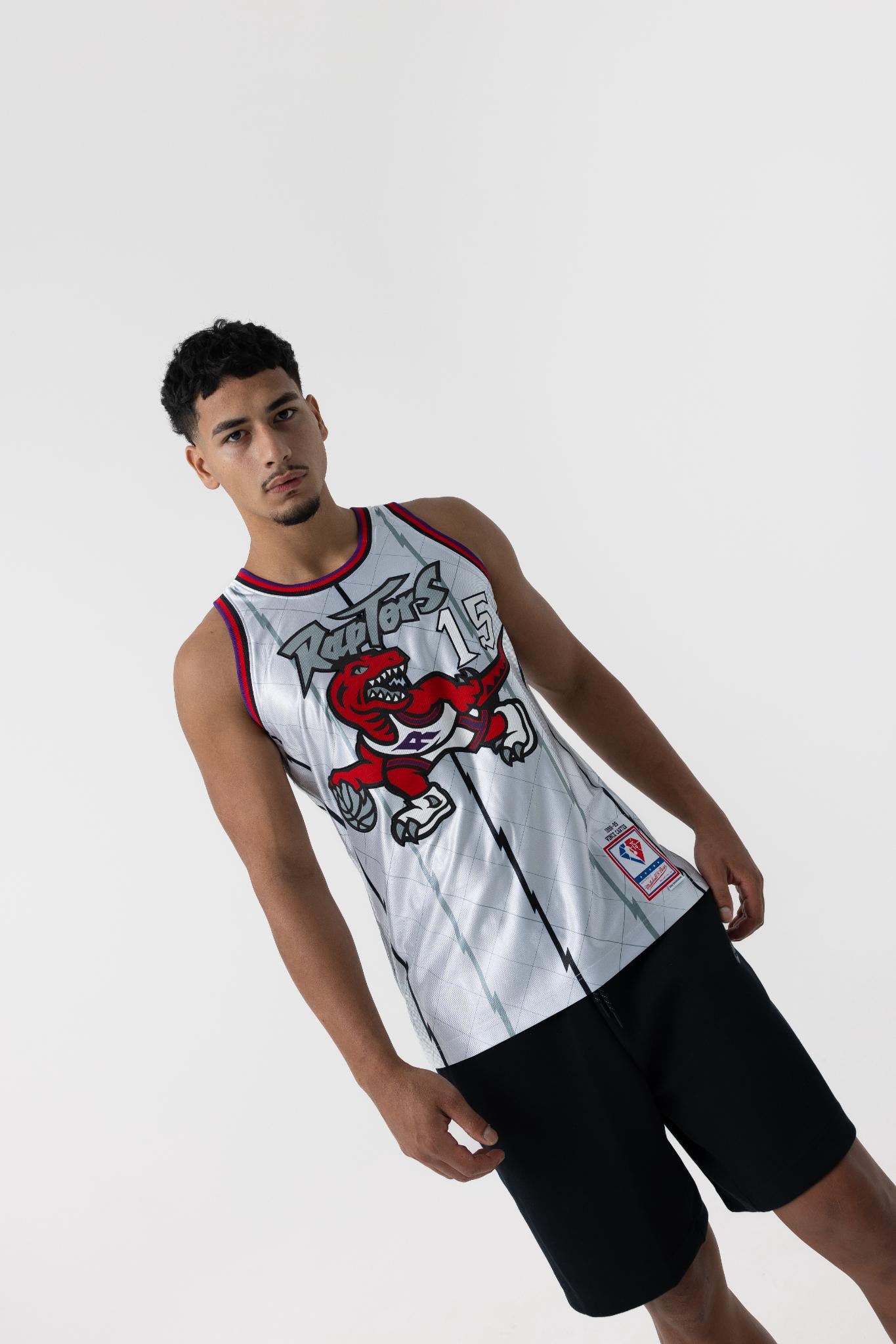 Mitchell & Ness Raptors 75th Platinum Swingman Jersey