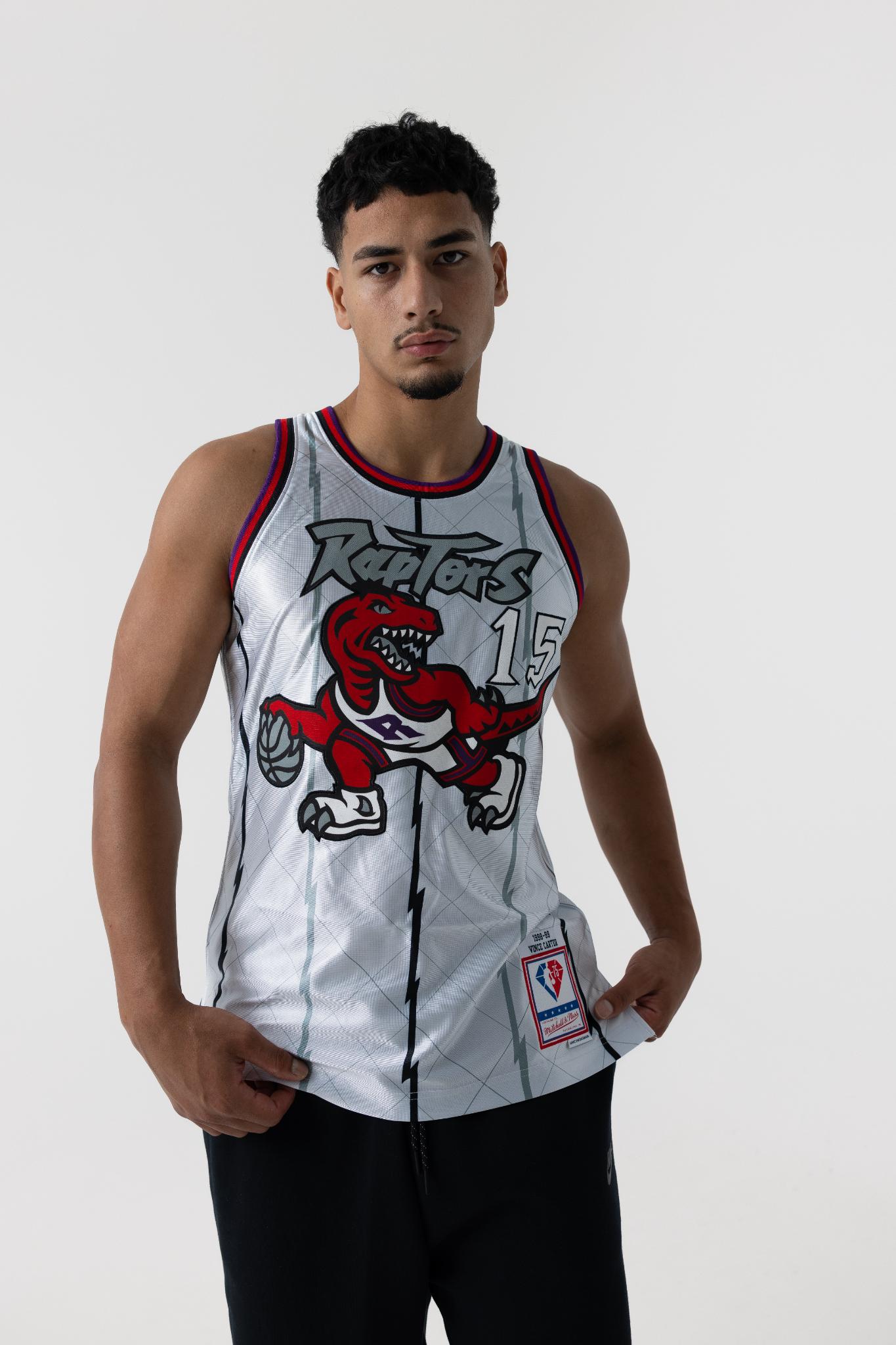 Mitchell & Ness Raptors 75th Platinum Swingman Jersey