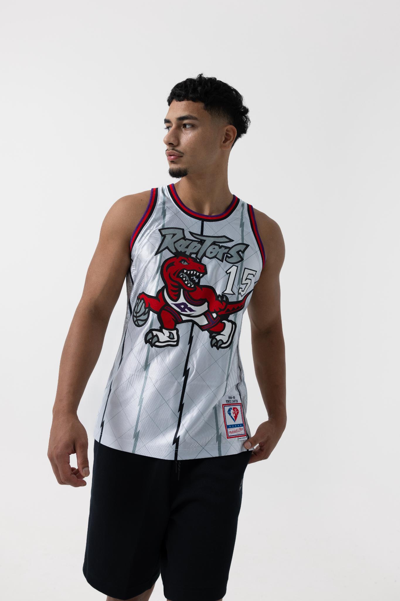 Mitchell & Ness Raptors 75th Platinum Swingman Jersey